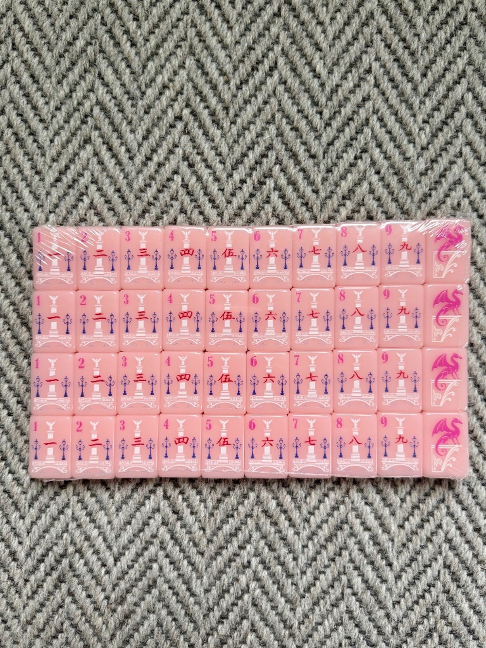 Pink Paris American Mahjong Tile set (new) - Picture 5 of 10